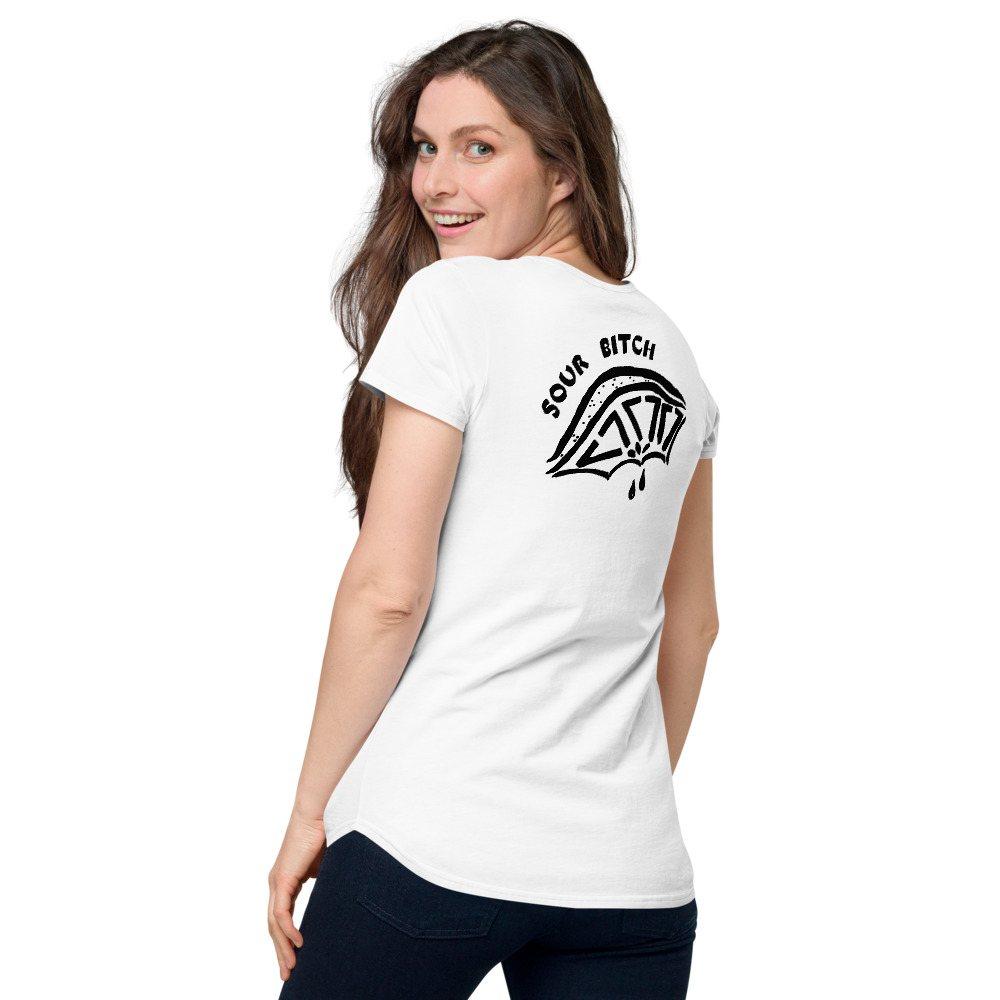Aftertaste Fitted Tee — white XS