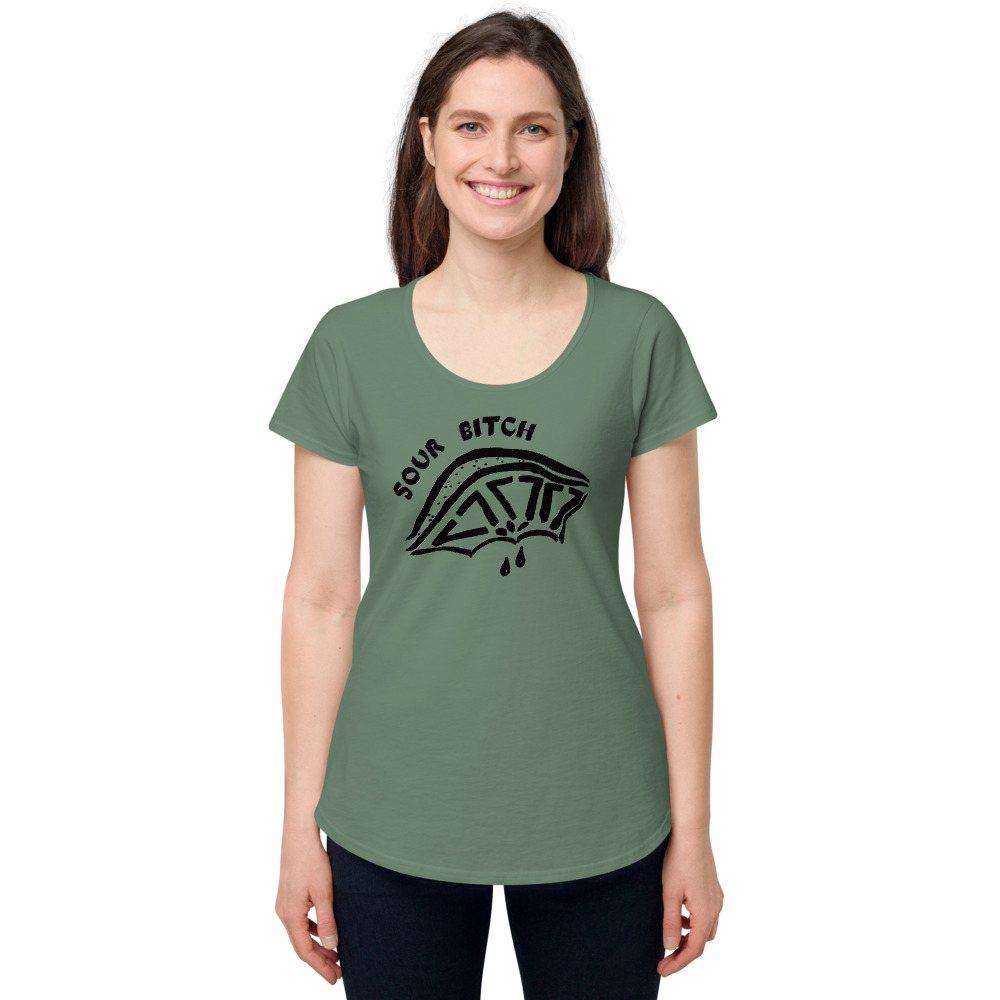 Main Squeeze Fitted Tee — sage M